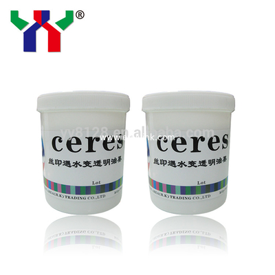 Screen Printing Water Sensitive Ink , Water Base ,White Color Water Sensitive Ink