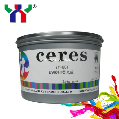 High Quality 801 Offset Printing Fluorescent Ink, Blue Fluorescent Ink