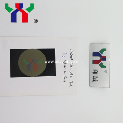 Screen Printing Optical Variable Ink, F3 Silver to Green Security Ink