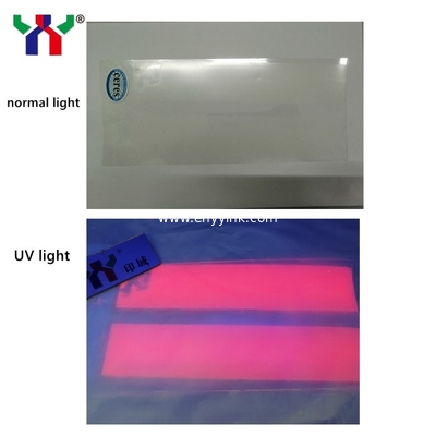 UV Invisible Fluorescent Ink Colorless to Red UV Dry